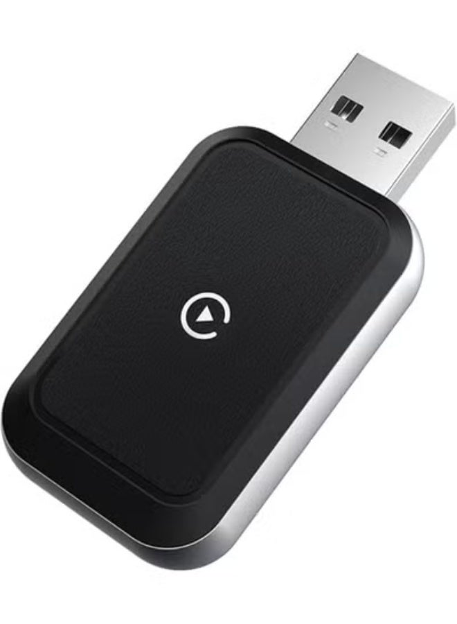 محول لاسلكي ذكي لربط الهاتف بشاشة السيارة - قطعة توصيل صغيرة وسريعة الاقتران - مشغل وسائط وخرائط لاسلكي للأنظمة الذكية - Image 1